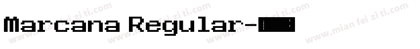 Marcana Regular字体转换
